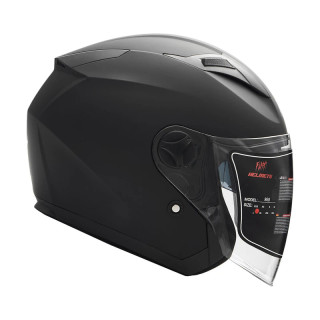 کلاه کاسکت بدون فک فلش مدل 868 MATT BLACK
