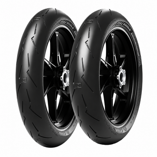 ست لاستیک پیرلی عقب و جلو 110/70/17 و 140/70/17 ساخت آلمان اصل سوپرکورسا DIABLO SUPERCORSA V4 SC1
