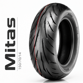 لاستیک میتاس گل شلوغ تورینگ فورس اس سی 150/70/14 / MITAS TOURING FORCE SC / ساخت اروپا کشور اسلوونی اصل / مناسب چرخ عقب XMAX AEROX کد ۲۰۰۸۹۷