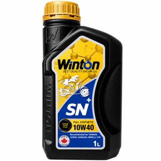 روغن موتور سیکلت مخصوص موتور های اسکوتر وینتون پلاس +WINTON 10W40 MB SN فول سنتتیک / تحت لیسانس کانادا اصل کد ۲۰۱۳۶۴
