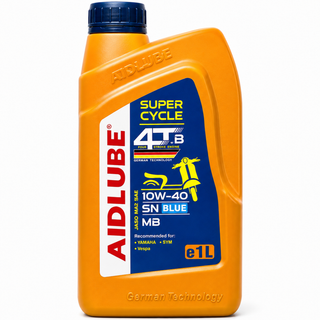 روغن موتور ایدلوب AIDLUBE 10W40 SN MB مخصوص موتورهای اسکوتر فول سنتتیک تحت لیسانس ایدلوب آلمان / اصل کد 201384